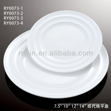 China white double line series ceramic crockery